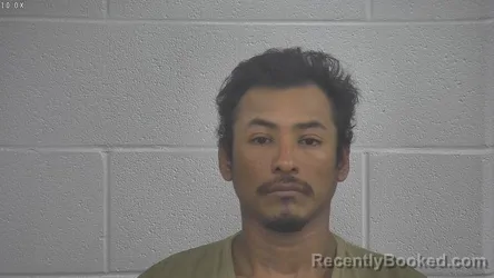 Mugshot of Jose Alejandro booked in Laurel County, Kentucky on September 26, 2026
