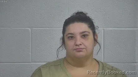 Mugshot of Jessica Faulkner booked in Laurel County, Kentucky on August 28, 2026