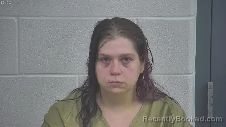 Mugshot of KAYLA LEEANN BROOKS booked in Laurel County, Kentucky on April 26, 2026