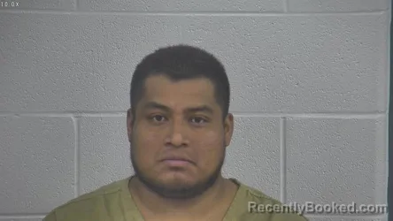 Mugshot of Mauricio Lopez-Perez booked in Laurel County, Kentucky on October 4, 2026