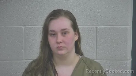 Mugshot of Makenna Patty booked in Laurel County, Kentucky on September 10, 2026