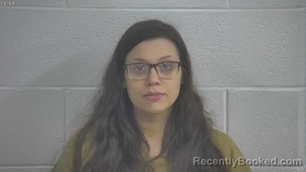 Mugshot of MICHAELA SAKELLAR booked in Laurel County, Kentucky on April 30, 2026