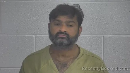 Mugshot of Piyushkumar Patel booked in Laurel County, Kentucky on August 17, 2026