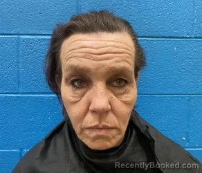 Mugshot of Mindy Faye Guffey booked in McDowell County, North Carolina on September 12, 2026