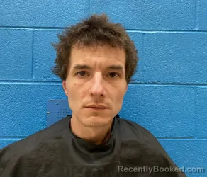 Mugshot of JUSTIN WAYNE RANDOLPH booked in McDowell County, North Carolina on March 22, 2026