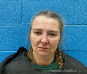 Mugshot of ANDREA DANIELLE KEETER booked in McDowell County, North Carolina on March 9, 2026