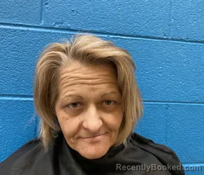 Mugshot of SANDRA KATHLEEN EVANS booked in McDowell County, North Carolina on May 13, 2026