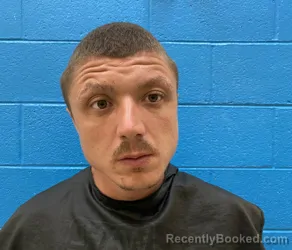 Mugshot of CHRISTIAN DAVID POWSER booked in McDowell County, North Carolina on March 23, 2026