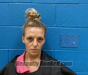 Mugshot of SAMANTHA LYNN MOLINA booked in McDowell County, North Carolina on March 23, 2026