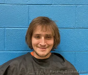 Mugshot of TREVOR LEE BURLESON booked in McDowell County, North Carolina on May 14, 2026