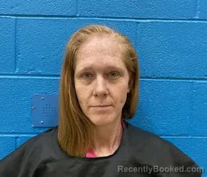 Mugshot of JENNIFER LEA DIANN BROWN booked in McDowell County, North Carolina on March 30, 2026