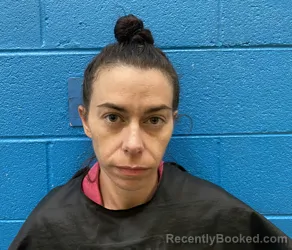 Mugshot of Amanda Marie King booked in McDowell County, North Carolina on October 24, 2026