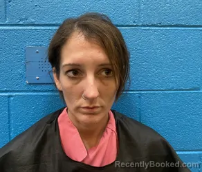 Mugshot of Amelia Brook English booked in McDowell County, North Carolina on October 26, 2026
