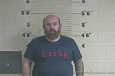 Mugshot of Scott Alan Newman booked in Lee County, Kentucky on March 12, 2026