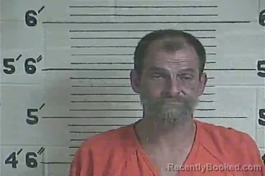 Mugshot of Russell Rogers booked in Lee County, Kentucky on October 14, 2026
