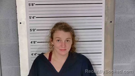 Mugshot of Samantha Caudill booked in Leslie County, Kentucky on September 12, 2026
