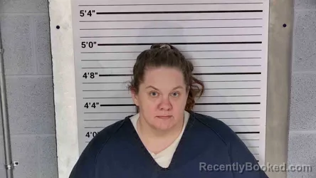 Mugshot of Brandy Senters booked in Leslie County, Kentucky on October 6, 2026