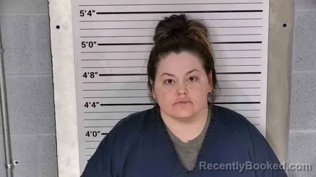 Mugshot of Michaela Sullivan booked in Leslie County, Kentucky on October 6, 2026