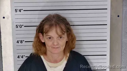 Mugshot of Leanne Renfro booked in Leslie County, Kentucky on October 21, 2026