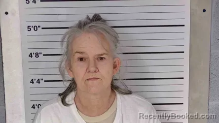 Mugshot of Connie Gilvin booked in Leslie County, Kentucky on October 21, 2026