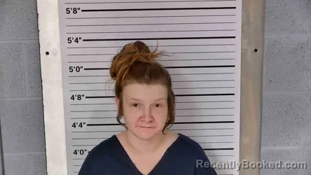 Mugshot of Danielle Rice booked in Leslie County, Kentucky on September 12, 2026
