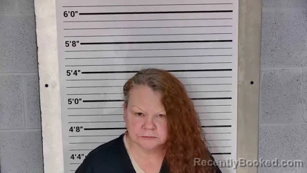 Mugshot of Amy Smith booked in Leslie County, Kentucky on August 29, 2026