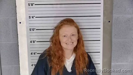 Mugshot of Tabatha Mosley booked in Leslie County, Kentucky on September 11, 2026