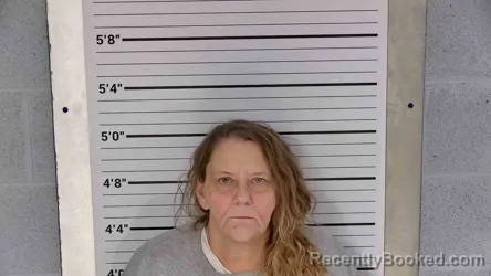 Mugshot of CINDY CAIN booked in Leslie County, Kentucky on April 3, 2026