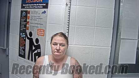 Booking photo from Letcher County, Kentucky