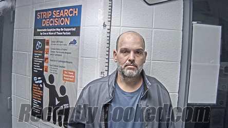 Booking photo from Letcher County, Kentucky