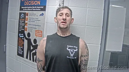 Booking photo from Letcher County, Kentucky