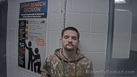 Mugshot of LOGAN HAMPTON booked in Letcher County, Kentucky on April 14, 2026