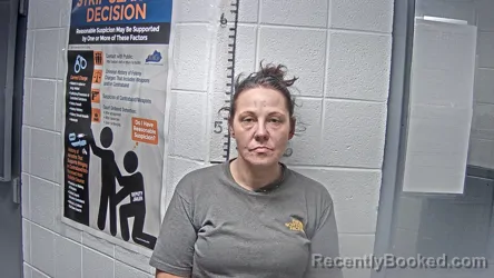 Mugshot of LONA MELISSA GRIFFIE booked in Letcher County, Kentucky on April 28, 2026