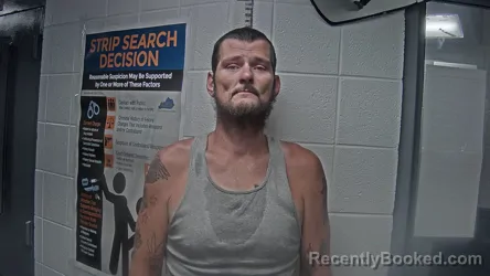 Mugshot of Michael Lee Mullins booked in Letcher County, Kentucky on August 24, 2026