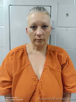 Mugshot of Jessica Writebol booked in Logan County, Kentucky on August 21, 2026