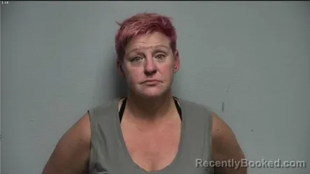 Mugshot of Carrie Elizabeth Shryock booked in McCracken County, Kentucky on August 15, 2026