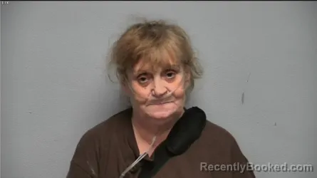 Mugshot of GINGER LOU WHITFIELD booked in McCracken County, Kentucky on May 6, 2026