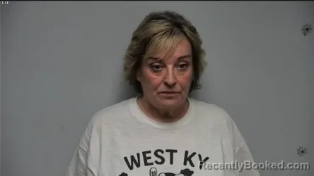 Mugshot of Julia Ann Hook booked in McCracken County, Kentucky on August 11, 2026