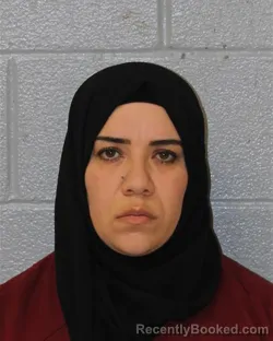 Mugshot of AYSHA YASER ALKATEEB booked in Mecklenburg County, North Carolina on May 18, 2026