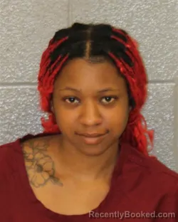 Mugshot of JAYLA SHAREE ANDERSON booked in Mecklenburg County, North Carolina on June 16, 2026