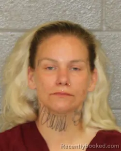Mugshot of COURTNEY MARIE MCCAFFERY booked in Mecklenburg County, North Carolina on July 2, 2026