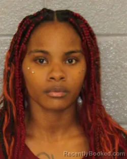 Mugshot of TAMIA SAMONE THOMPSON-BROWN booked in Mecklenburg County, North Carolina on July 7, 2026