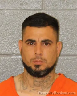 Mugshot of Usvaldo Ismael Garza booked in Mecklenburg County, North Carolina on August 5, 2026