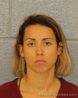 Mugshot of Victoria Freitas Abrao booked in Mecklenburg County, North Carolina on August 6, 2026