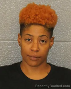 Mugshot of Brittany Charmaine Harris booked in Mecklenburg County, North Carolina on August 6, 2026