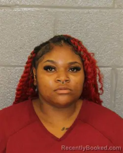 Mugshot of Anjyleca Marshay Roach booked in Mecklenburg County, North Carolina on August 7, 2026