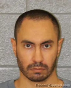 Mugshot of Gabriel Thomas Miranda booked in Mecklenburg County, North Carolina on August 12, 2026