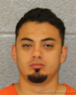 Mugshot of Mario Samuel Corte-Licona booked in Mecklenburg County, North Carolina on August 13, 2026