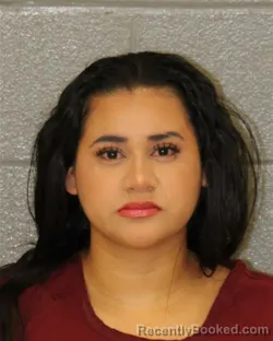 Mugshot of Creilin Ahixa Zuniga-Hercules booked in Mecklenburg County, North Carolina on August 14, 2026