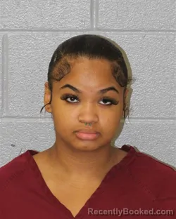 Mugshot of Shamariya Moneye Sanders booked in Mecklenburg County, North Carolina on August 14, 2026